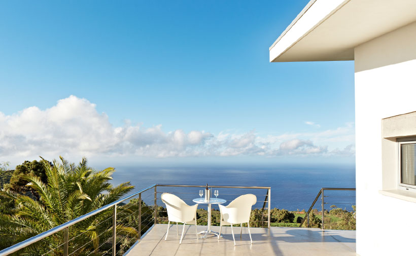 Elegante Ferienunterkunft auf den Kanaren/La Palma mit Meerblick